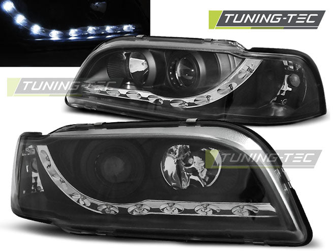 Tuning-Tec LED Tagfahrlicht Scheinwerfer für Volvo S40 / V40 96-00 schwarz