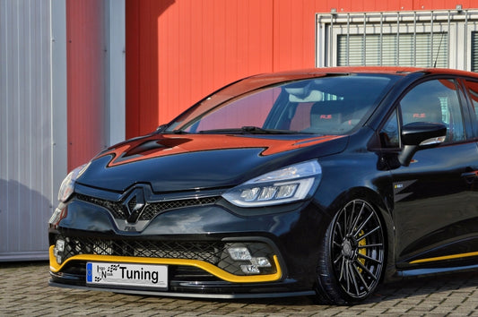 CUP Frontspoilerlippe ABS Renault Clio 4, RS ab Bj.: 2013-2016 Schwarz Matt