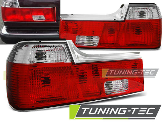 Tuning-Tec Rückleuchten für BMW 7er E32 06.86-04.94 rot/weiß