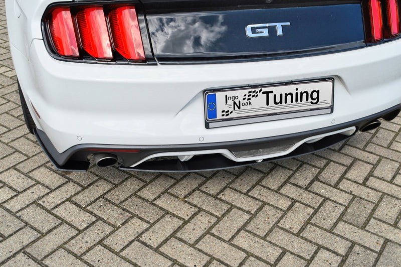 Gefräster Heckansat mit Seitenteilen Ford Mustang ab Bj.: 2014 - Schwarz Matt