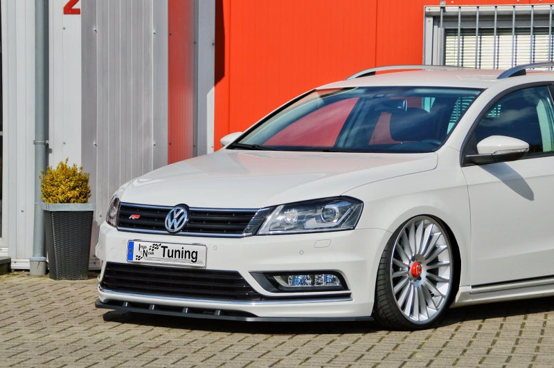 CUP Frontspoilerlippe ABS Volkswagen Passat 3C, B7 R-Line Schwarz Matt