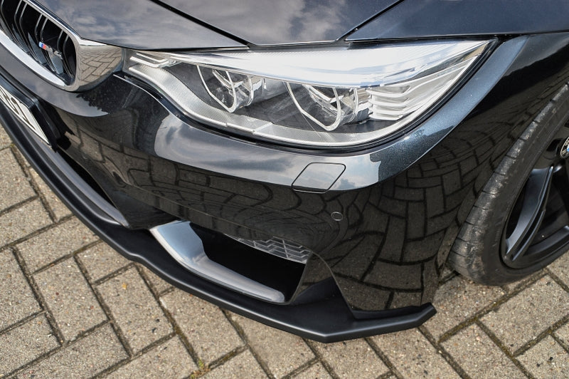 CUP Frontspoilerlippe ABS BMW M4, F82/F83 Bj.: 09/2014- Schwarz Glanz