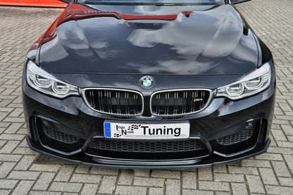 CUP Frontspoilerlippe ABS BMW M4, F82/F83 Bj.: 09/2014- Schwarz Glanz