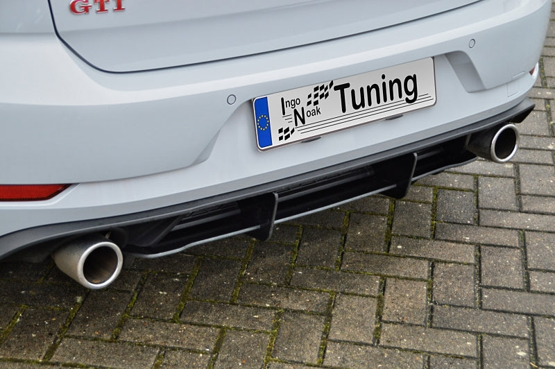 Gefräster Heckansatz Volkswagen Golf 7 GTI + GTD Typ AU Schwarz Matt