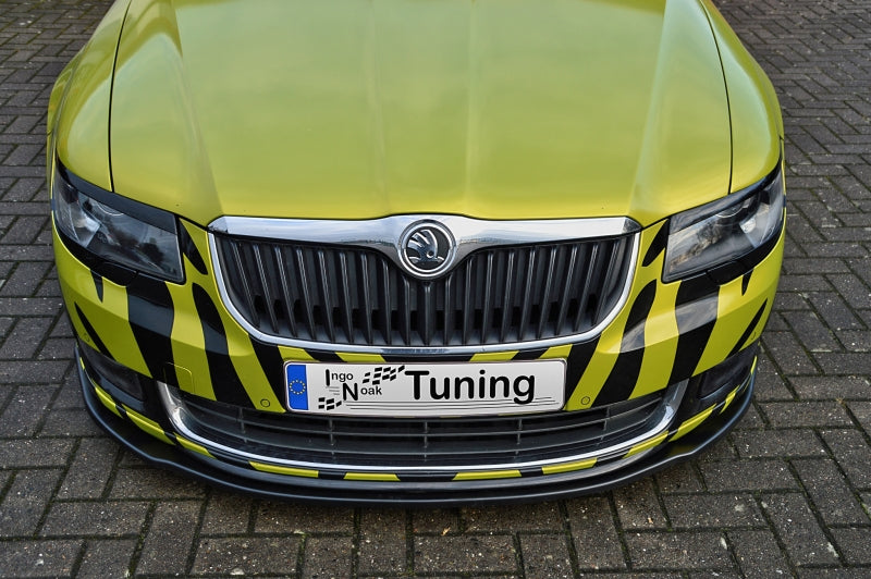 CUP Frontspoilerlippe ABS Skoda Superb 2, 3T Bj.: 2008-2013 Schwarz Matt