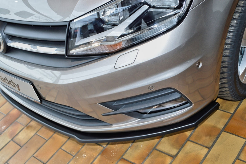 CUP Frontspoilerlippe ABS Volkswagen Caddy ab Bj.:2015- Schwarz Glanz