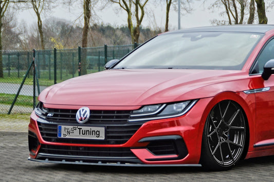 CUP Frontspoilerlippe ABS Volkswagen Arteon R-Line Ab Bj.: 2017- Schwarz Matt