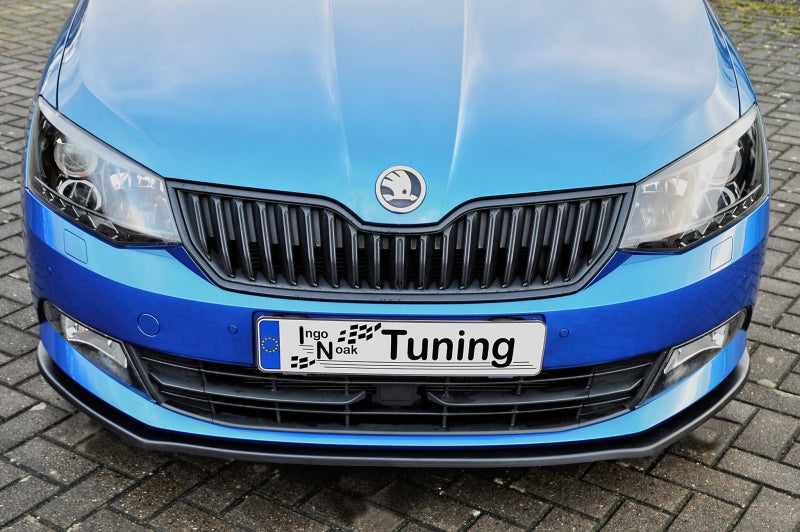 CUP Frontspoilerlippe ABS Skoda Fabia III, NJ ab Bj.: 2014- Schwarz Matt