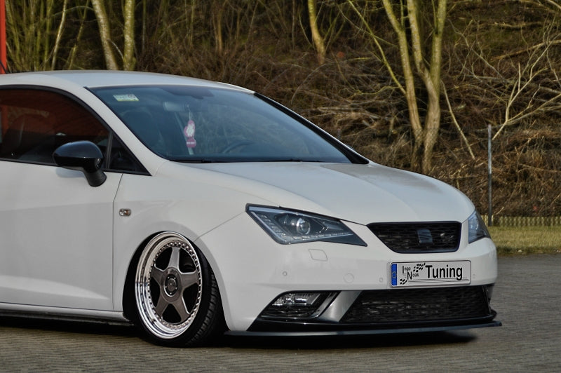 CUP Frontspoilerlippe ABS Seat Ibiza 6J SC/ST Bj..2015-2017 Schwarz Matt