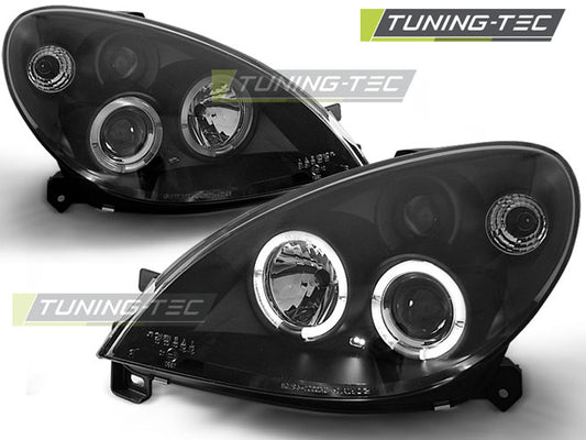 Tuning-Tec LED Angel Eyes Scheinwerfer für Citroen Xsara 00-04 schwarz