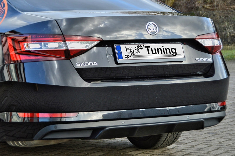 Heckdiffusor ABS Skoda Superb 3, 3T/3V Ab Bj.: 2015- Schwarz Matt