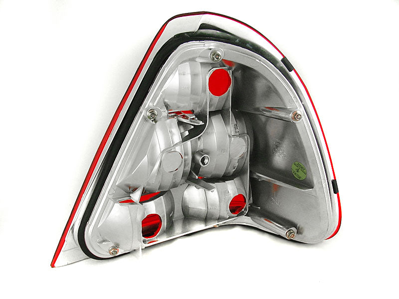 Tuning-Tec Rückleuchten für Mercedes Benz C-Klasse W202 Limousine 93-00 rot/weiß