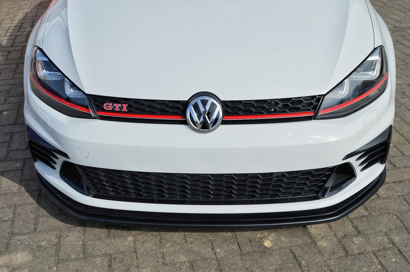 CUP Frontspoilerlippe ABS Volkswagen Golf 7 GTI Clubsport Schwarz Glanz