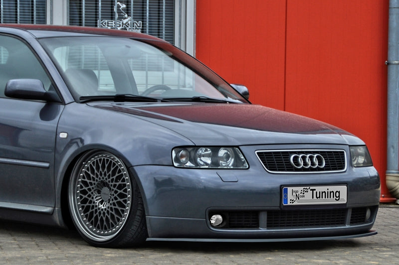 CUP Frontspoilerlippe ABS Audi S3 (8L) Bj.: 1999-2003 Schwarz Glanz