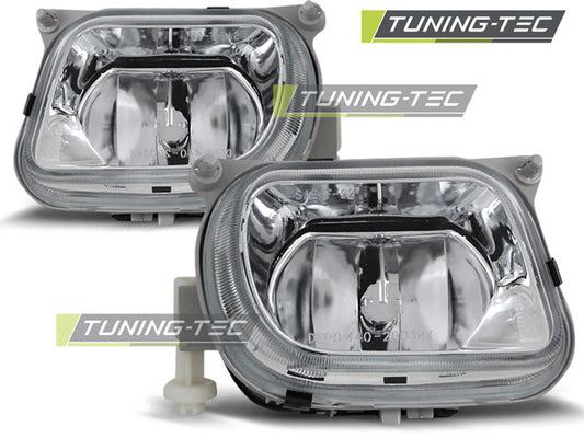 Tuning-Tec Nebelscheinwerfer für Mercedes Benz E-Klasse W210 95-99 chrom
