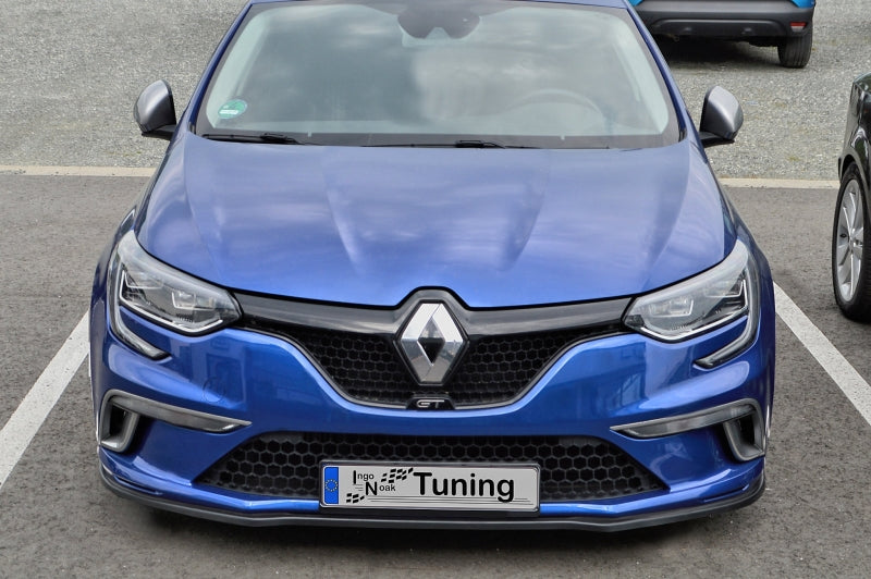 CUP Frontspoilerlippe ABS Renault Megane 4, GT + GT-Line Schwarz Matt