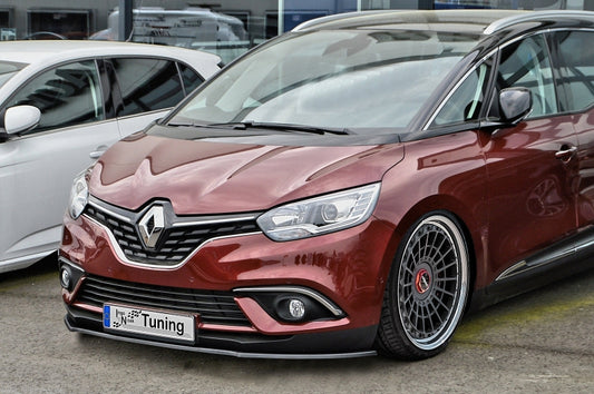CUP Frontspoilerlippe ABS Renault Scenic 4 + Gran Scenic 4 Schwarz Glanz