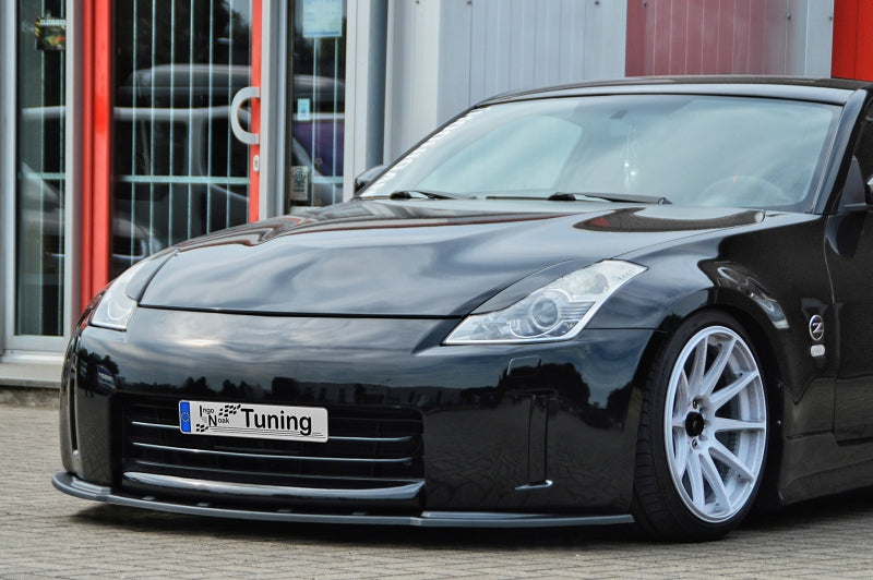 CUP Frontspoilerlippe ABS Nissan 350Z Bj.:2002-2006 Schwarz Glanz