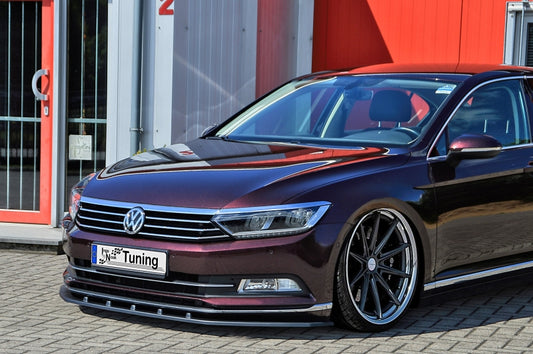 CUP Frontspoilerlippe ABS Volkswagen Passat 3G, B8 ab Bj.: 2014- Schwarz Matt