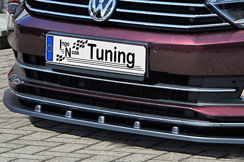 CUP Frontspoilerlippe ABS Volkswagen Passat 3G, B8 ab Bj.: 2014- Schwarz Matt