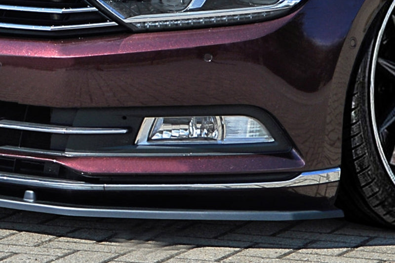 CUP Frontspoilerlippe ABS Volkswagen Passat 3G, B8 ab Bj.: 2014- Schwarz Matt