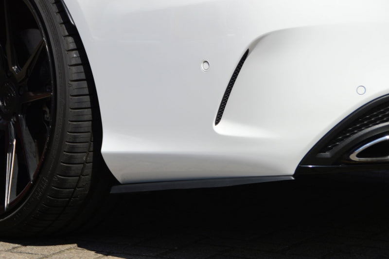 Heckansatz Seitenteile ABS Mercedes Benz C43 AMG, W205 Schwarz Glanz