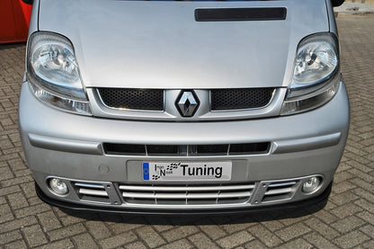 CUP Frontspoilerlippe ABS Renault Trafic 2 Bj.2001-2006 Carbon