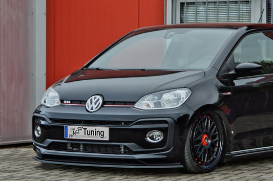 CUP Frontspoilerlippe ABS Volkswagen Up GTI ab Bj 2018- Schwarz Glanz