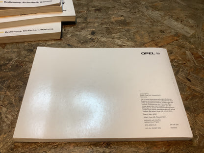 Opel Corsa Bedienungsanleitung Stand März 2002