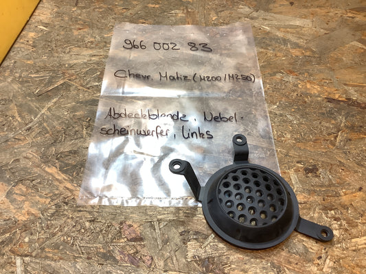 Chevrolet Matiz (M200/M250) Abdeckblende, Nebelscheinwerfer, links Original GM NEU