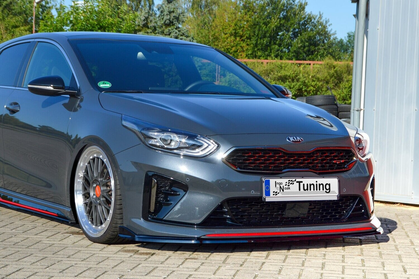 CUP Frontspoilerlippe ABS Kia Pro Ceed GT-Line Bj.:2018-2021 Schwarz Glanz