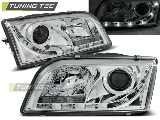 Tuning-Tec LED Tagfahrlicht Scheinwerfer für Volvo S40 / V40 96-03 chrom