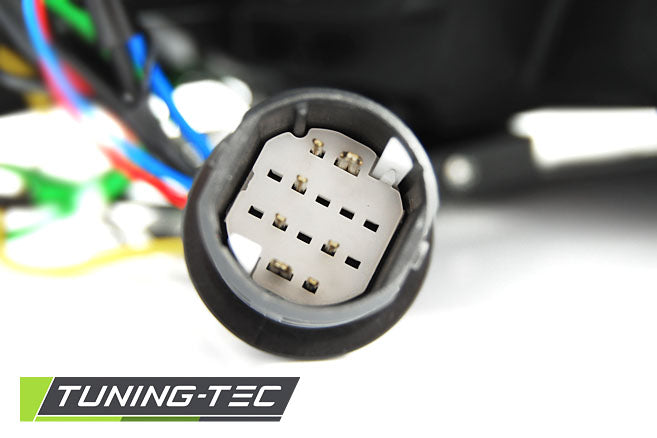 Tuning-Tec LED Tagfahrlicht Scheinwerfer für Fiat Grande Punto 05-08 schwarz