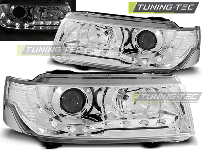 Tuning-Tec LED Tagfahrlicht Scheinwerfer für VW Passat 35i Facelift (B4) 93-97 chrom