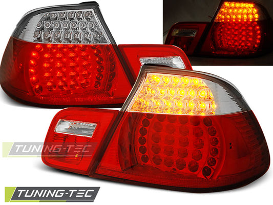 Tuning-Tec LED Rückleuchten für BMW 3er E46 Cabrio 99-03 rot/weiß