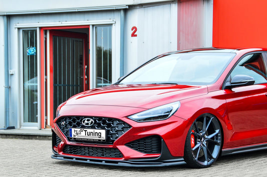 CUP Frontspoilerlippe ABS Hyundai i30 N-Line Schrägheck Schwarz Matt