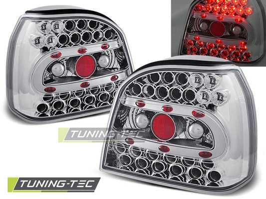 Tuning-Tec LED Rückleuchten für VW Golf 3 (III) 91-97 chrom