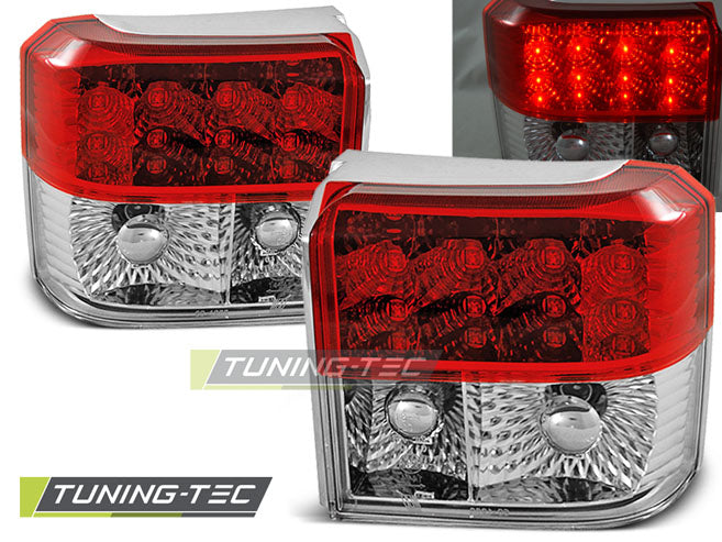 Tuning-Tec LED Rückleuchten für VW T4 90-03 rot/chrom