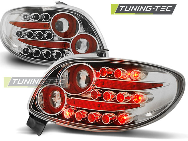 Tuning-Tec LED Rückleuchten für Peugeot 206 98-05 chrom