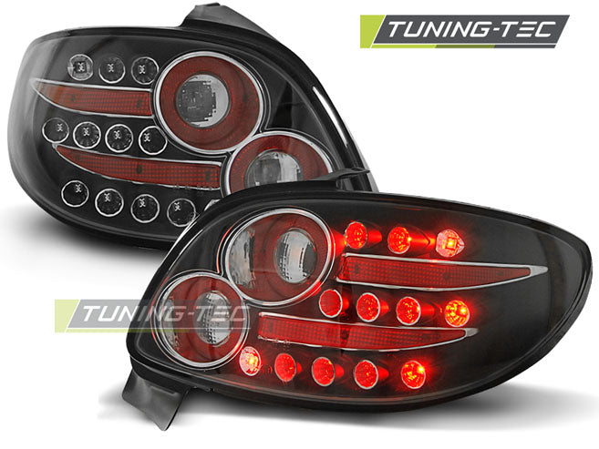 Tuning-Tec LED Rückleuchten für Peugeot 206 98-05 schwarz