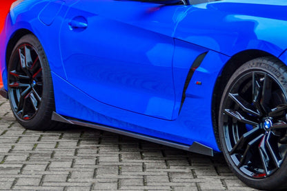 CUP Seitenschwellersatz mit Wing vorne/hinten BMW Z4 G29 Schwarz Glanz