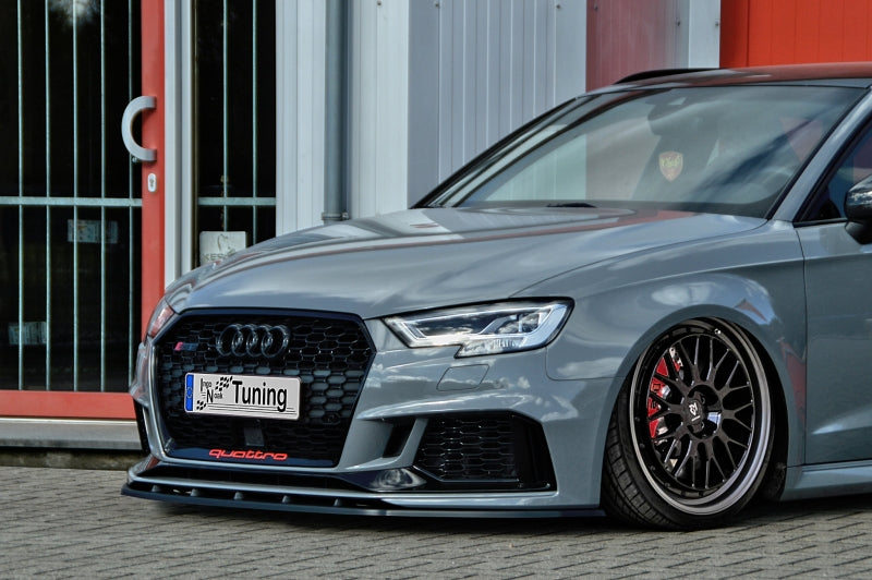 CUP Frontspoilerlippe ABS Audi RS3, 8V, Facelift, Limousine Schwarz Matt