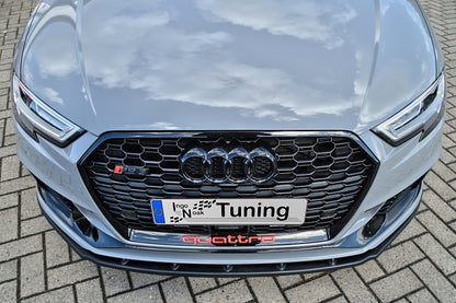 CUP Frontspoilerlippe ABS Audi RS3, 8V, Facelift, Limousine Schwarz Matt