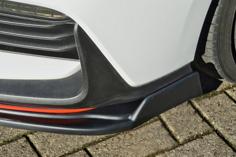 CUP Frontspoilerlippe mit Flaps Hyundai i30N + N-Performance ( PDE) Schwarz Glanz