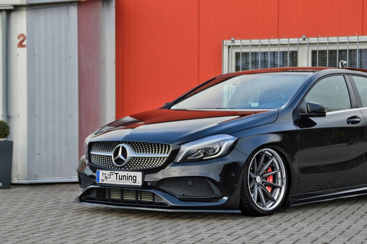 CUP Frontspoilerlippe ABS Mercedes Benz A-Klasse AMG-Line, W176 MOPF Carbon