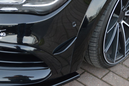 Racing Flaps Mercedes Benz CLA 45AMG, MOPF C117 / 245G Schwarz Glanz
