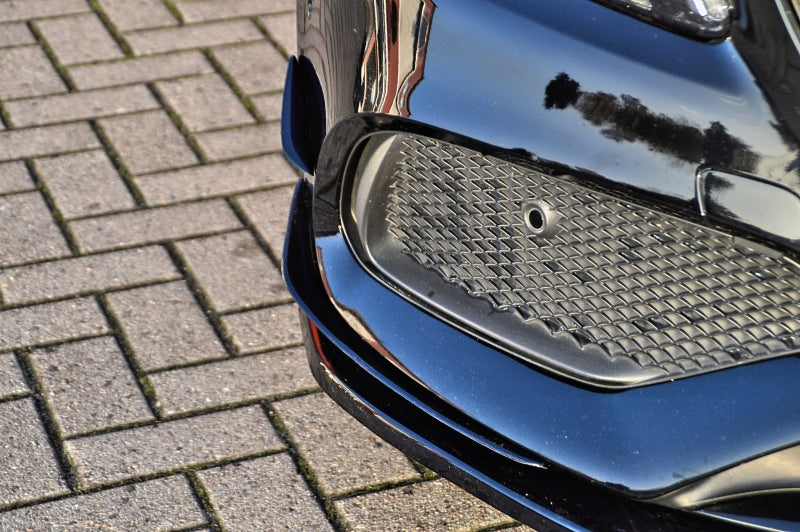 Racing Flaps Mercedes Benz A-Klasse AMG-Line, W176 MOPF Schwarz Glanz