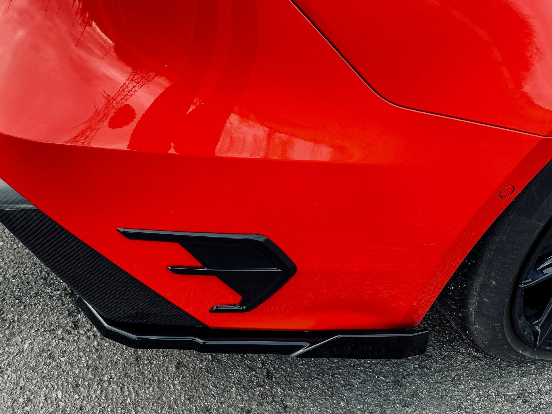 Heckansatz Seitenteile ABS Audi RS7 Typ C8 4K ab Bj.:2019 - Carbon