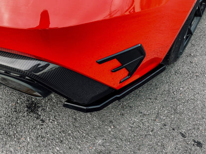 Heckansatz Seitenteile ABS Audi RS7 Typ C8 4K ab Bj.:2019 - Carbon