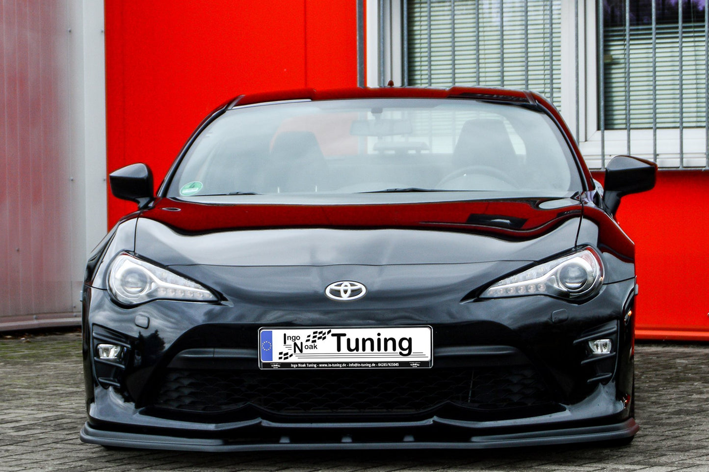 CUP Frontspoilerlippe ABS Toyota GT86, ZN, Facelift Bj.: 2016-2020 Schwarz Glanz